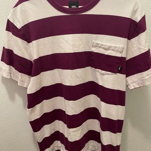 Vans Purple Striped Tee